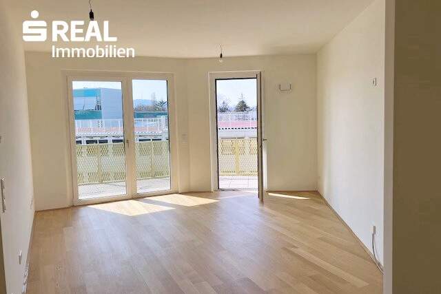 Sonne bis zum Abend - Balkon wie ein zweites Wohnzimmer – 2 Zimmer im Projekt Hirschfeld, Wohnung-kauf, 285.000,€, 1210 Wien 22., Donaustadt