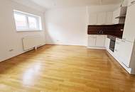 FERNBLICK, DACHGESCHOSS, 59 m2 Maisonette mit 13 m2 Terrasse, 2 Zimmer, Komplettküche, Duschbad, Parketten, Speckbachergasse