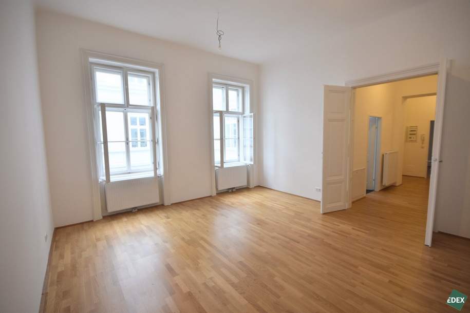 Exklusive 5 Zimmer-Altbauwohnung mit toller Anbindung und Innenhofausrichtung, Wohnung-miete, 2.752,79,€, 1040 Wien 4., Wieden