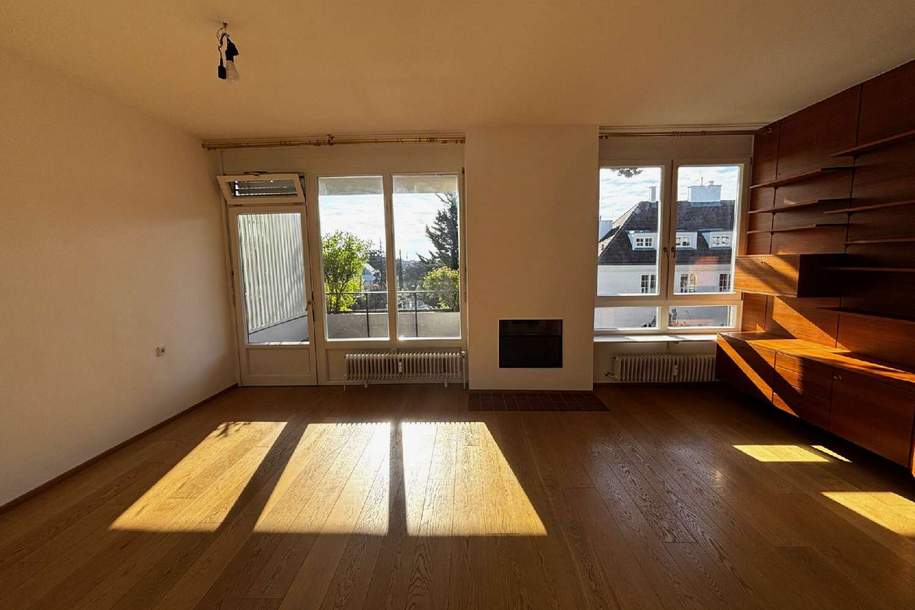 Kaasgrabengasse: Sonnige Neubauwohnung mit Kamin I 2 Balkonen I Garage, Wohnung-miete, 1.950,00,€, 1190 Wien 19., Döbling