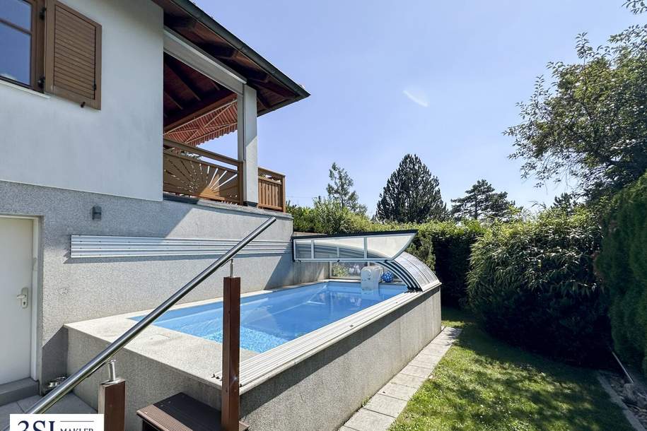 Zuhause am Schafberg: Bungalow mit Pool &amp; zusätzlichem Grundstück, Haus-kauf, 2.840.000,€, 1170 Wien 17., Hernals