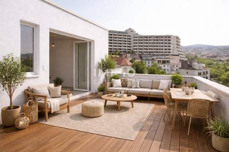 Smarte 2-Zimmer-Dachgeschosswohnung mit Balkon & Terrasse, Wohnung-kauf, 215.000,€, 1210 Wien 22., Donaustadt