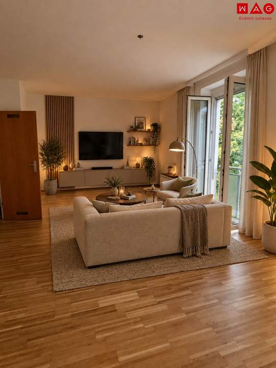 Ab sofort verfügbar – 2-Zimmer-Wohnung in Haid bei Ansfelden mit Tiefgaragenplatz!