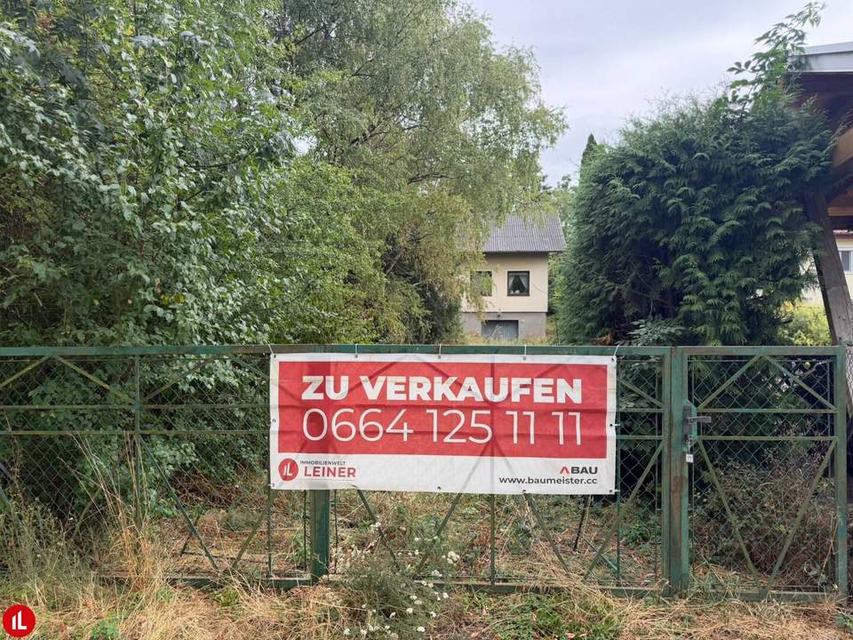 3.348 M² BAULAND MIT WOHNHAUS UND ENTWICKLUNGSPOTENZIAL