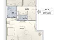 Dachterrassenwohnung | Erstbezug nach Errichtung | südseitig | Klima & Luftwärmepumpe | Tiefgaragenplatz | über 3m Raumhöhe