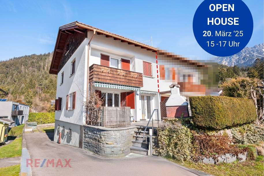 Einziehen &amp; Wohlfühlen - Doppelhaushälfte mit traumhaftem Bergpanorama!, Haus-miete, 1.600,00,€, 6714 Bludenz