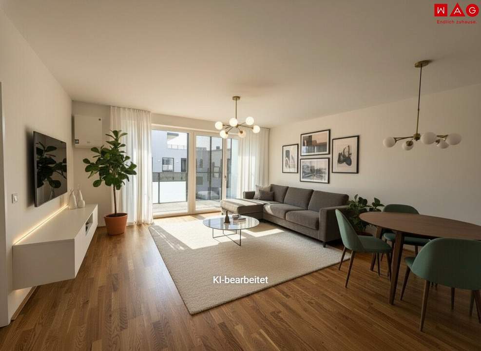 4-Raum Wohnung mit großzügigem Balkon inklusive nachhaltigem Energiekonzept