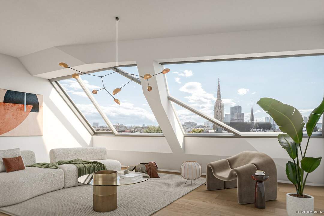 Traumhafte Dachgeschoss-Maisonette mit Terrasse | 32 m² Freifläche, 3 Zimmer