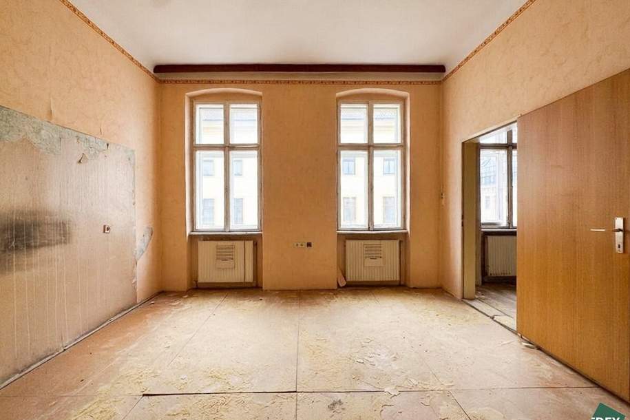 Sanierungsbedürftige 2-Zimmer-Altbauwohnung mit Potenzial nahe dem Clemens-Hofbauer-Park, Wohnung-kauf, 169.000,€, 1160 Wien 16., Ottakring
