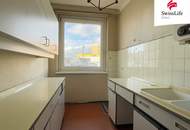 Sanierungsbedürftige 1 Zimmer Wohnung | Loggia | Erdgeschoss