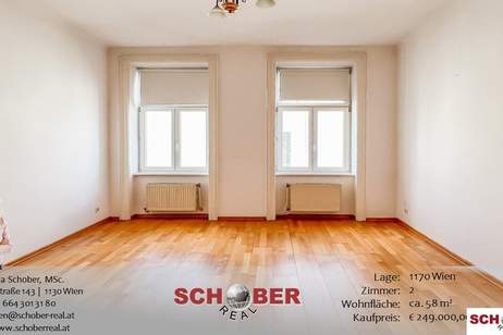 Separate Zimmer – Ideal für WG oder Pärchen!, Wohnung-kauf, 219.000,€, 1170 Wien 17., Hernals