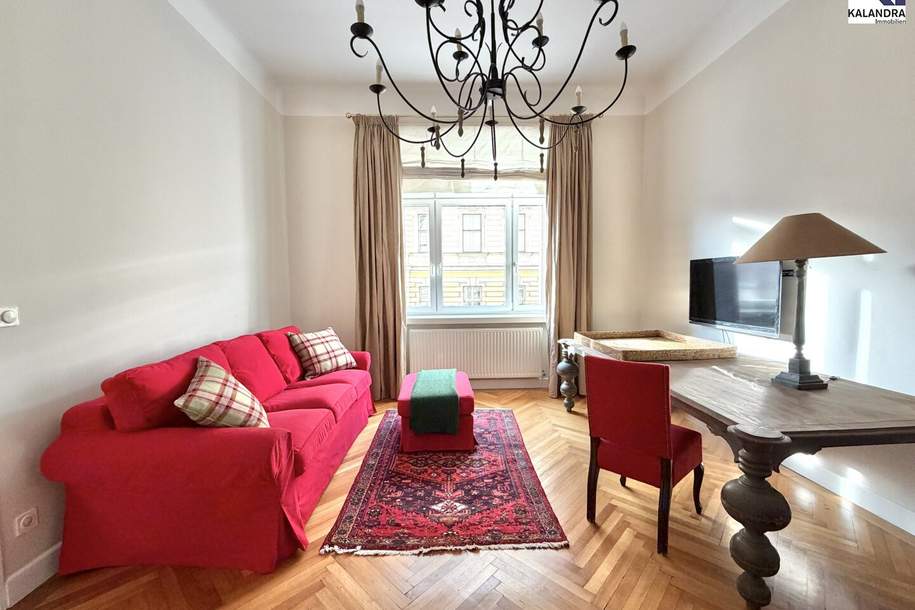 360° TOUR // MÖBLIERTE STILWOHNUNG // FURNISHED CLASSIC STYLE APARTMENT, Wohnung-miete, 3.499,10,€, 1090 Wien 9., Alsergrund
