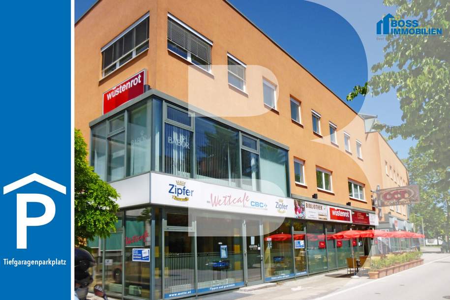 Tiefgaragenplätze | Bahnhofstraße 21, 4050 Traun, Kleinobjekte-miete, 108,00,€, 4050 Linz-Land