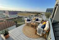 Jetzt Erstbezug sichern: 3-Zimmer-DG mit Kühlung, zwei Dachterrassen &amp; 2 Monate mietfrei