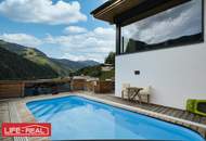 Exklusives Einfamilienhaus / Chalet in Viehhofen mit Pool, Whirlpool, Sauna und traumhaftem Bergpanorama