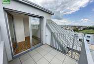 Traumhafte Erstbezugs-Maisonette mit Galerie, großer Terrasse und Weitblick nahe Kagraner Platz! Hochmoderne Ausstattung und Küche inkludiert!
