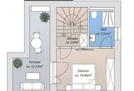 Fertiggestellt &amp; bezugsbereit | 5-Zimmer Neubau-Reihenhaus mit ca. 50m² Eigengarten | Hofruhelage | Luftwärmepumpe