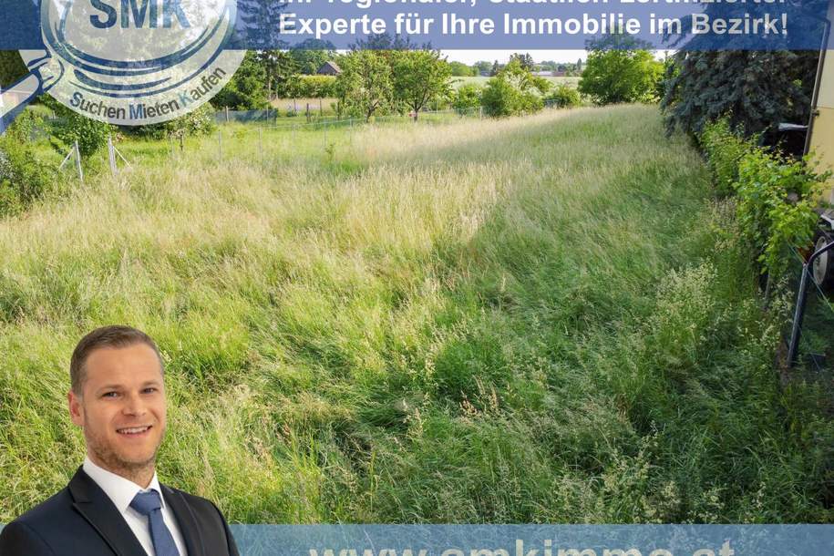 Aufgeschlossener Baugrund in Grund/Bahnhofsiedlung!, Grund und Boden-kauf, 117.000,€, 2042 Hollabrunn