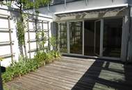 RARITÄT – ein ungewöhnliches Ensemble: Charmante Maisonette mit Patio und Studio/Kleinwohnung und Garagenplatz