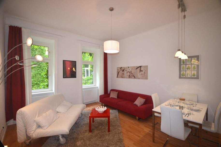 Apostelgasse - Möblierte & sanierte 2-Zimmer Altbauwohnung im Innenhof / 2. Liftstock, Wohnung-kauf, 398.000,€, 1030 Wien 3., Landstraße