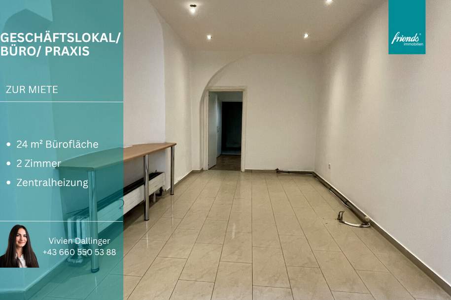 Geschäftslokal/Büro/Praxis in bester Lage von Wiener Neustadt zu vermieten, Gewerbeobjekt-miete, 510,85,€, 2700 Wiener Neustadt(Stadt)