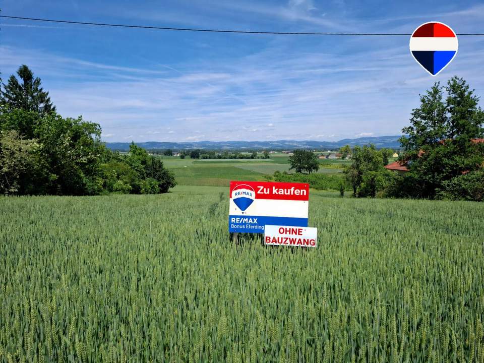 Sichern Sie sich Ihren Platz im Grünen – Baugrundstück mit Fernblick in Alkoven