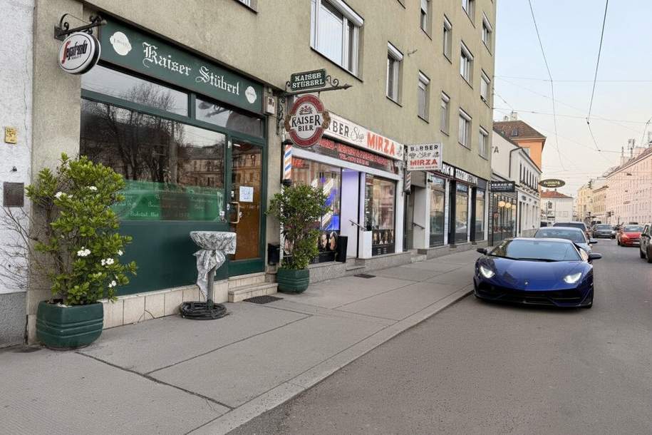 Brandineser zu vergeben | 12 m² Schanigarten ganzjährig | Straßenbahn direkt vor der Tür | Keine Ablöse | inkl. Kellerabteil, Gewerbeobjekt-miete, 1.287,75,€, 1190 Wien 19., Döbling