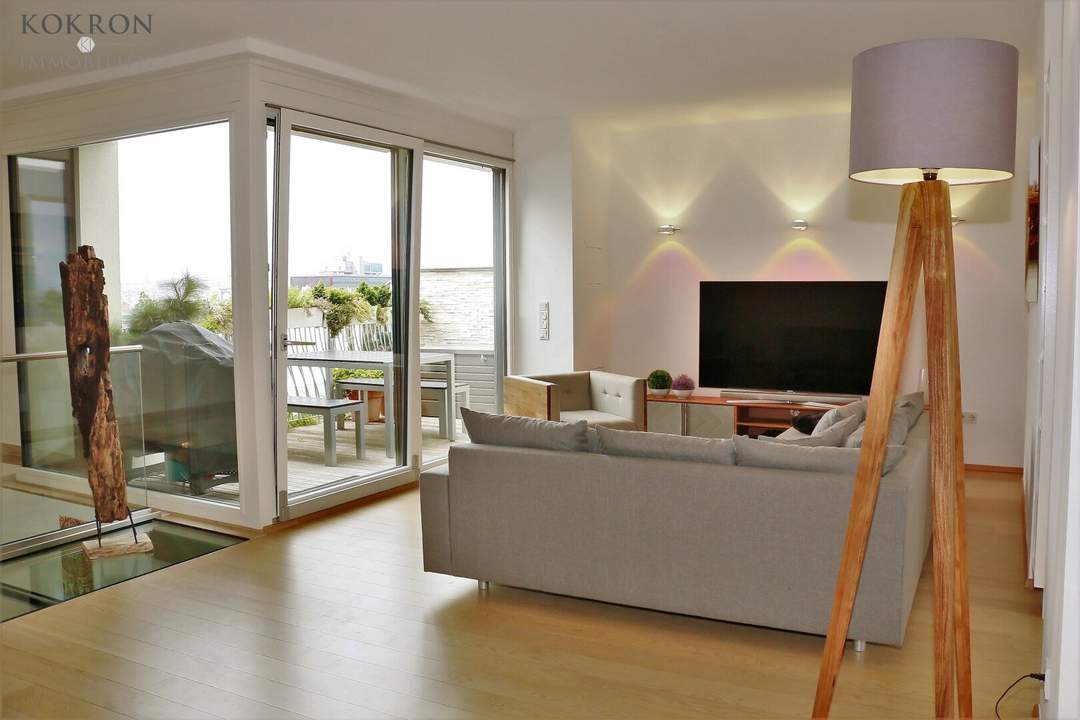 *** Luxus-Penthouse *** Dachterrasse mit 360° Rundblick