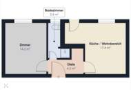 2 Zimmerwohnung mit Balkon