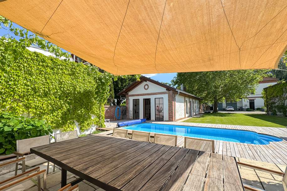 Traumhafte Loftwohnung mit Eigengarten, Pool und Sauna, Wohnung-kauf, 1.500.000,€, 2325 Bruck an der Leitha