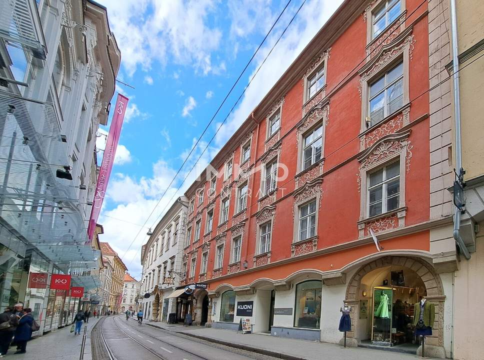 Charmante 1-Zimmer Altbau- Wohnung in Graz, 57m² | Sackstraße 14 Top 13