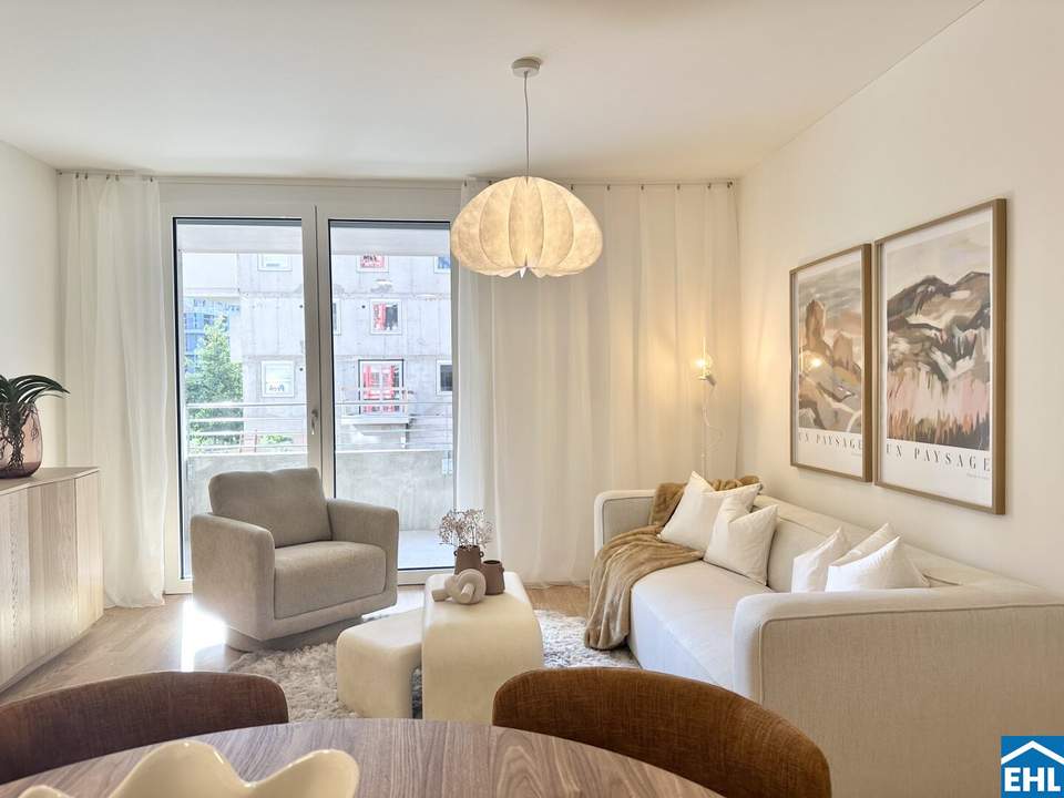Lebendiger Wohnraum mit Parkblick – Willkommen bei den PARK FLATS