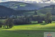 Sonniges Baugrundstück im steirischen Almenland nahe dem Golfplatz!