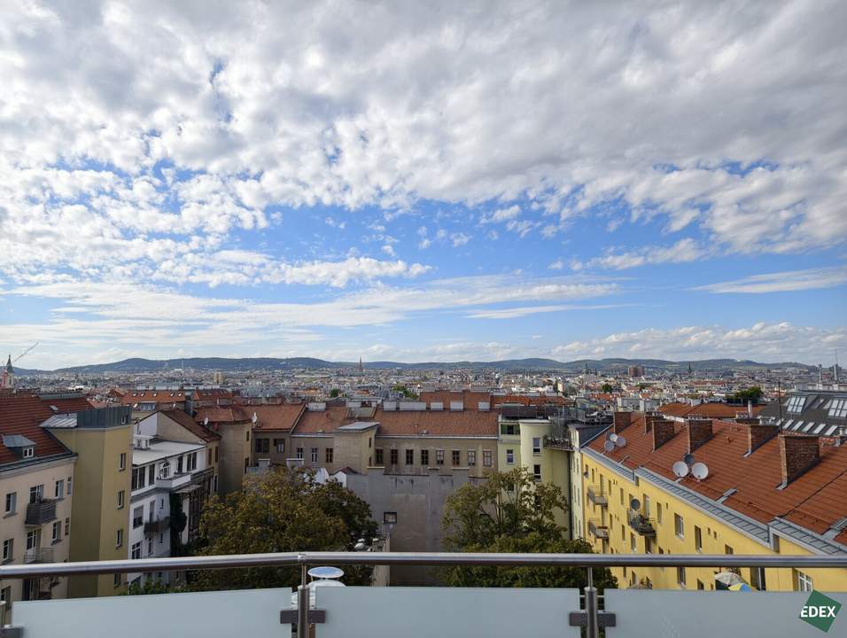 Einzigartige DG-Wohnung mit 2 Terrassen und traumhaften Blick über Wien