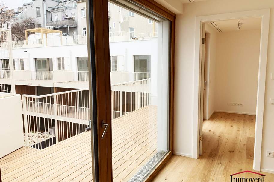 TOPLAGE und ERSTBEZUG: Hofseitige, moderne 3-Zimmerwohnung mit Balkon! Besichtigung ab Februar 2025 möglich!, Wohnung-miete, 2.795,14,€, 1070 Wien 7., Neubau