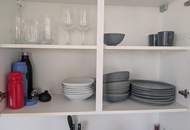 VOLLMÖBLIERTE DG-Wohnung mit westseitiger Terrasse ++ Eine Ebene ++ AB AUGUST!!