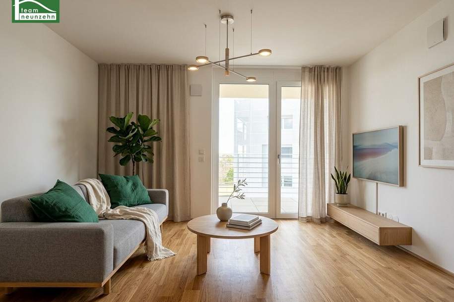 Lichtdurchflutete 3-Zimmer Wohnung bei der Alten Donau - ab 01.10.2026 verfügbar!, Wohnung-miete, 1.376,66,€, 1220 Wien 22., Donaustadt