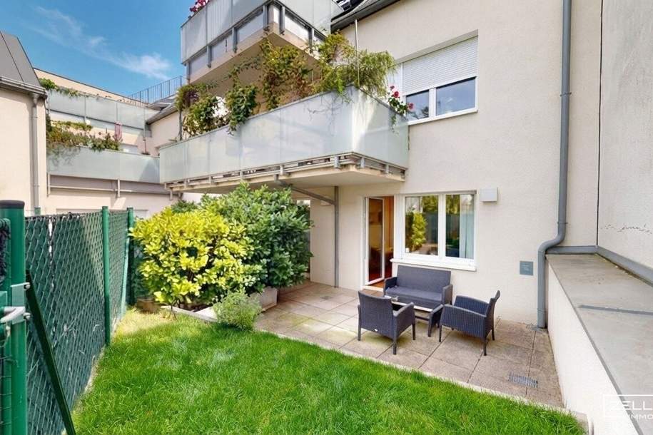 MAUER | 3 ZIMMER GARTENWOHNUNG 85m² + BÜRO / KLEINES LADENLOKAL 27m² – FLEXIBLE NUTZUNG NAHE MAURER HAUPTPLATZ | ZELLMANN IMMOBILIEN, Wohnung-kauf, 599.000,€, 1230 Wien 23., Liesing