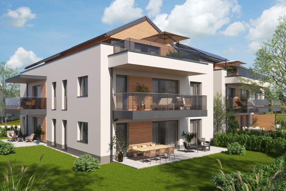 Neubau -Attraktive Gartenwohnung Top 4 Zweiklang – Oberndorf, Wohnung-kauf, 482.000,€, 5110 Salzburg-Umgebung