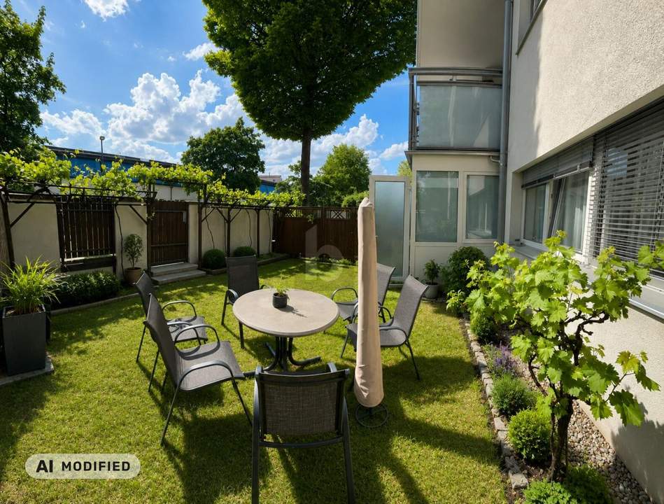 TRAUMHAFTER GARTEN MIT SÜD-TERRASSE UND ZENTRALER LAGE
