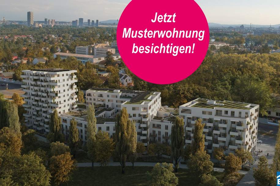 Helle 3 Zimmer | Balkon | Erstbezug, Wohnung-miete, 899,01,€, 1220 Wien 22., Donaustadt