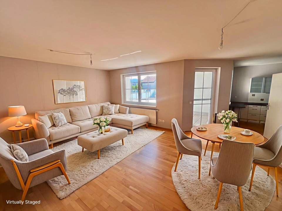 MÖDLING! 4-Zimmer DG Maisonette zum Kauf mit SÜDLOGGIA Richtung Anninger!