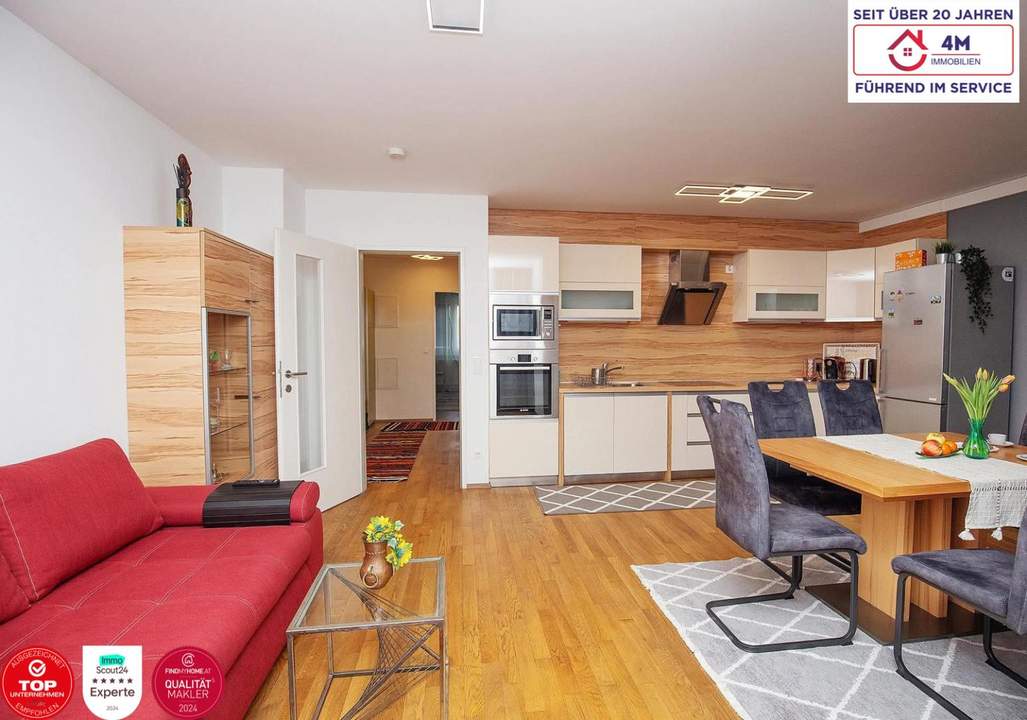 🔥 Jetzt günstiger: Stilvolle Topwohnung mit Balkon und Garage