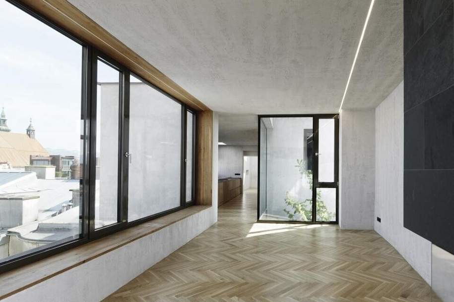 Luxuriöses Wohnen über den Dächern von Linz!, Wohnung-miete, 4.859,60,€, 4020 Linz(Stadt)