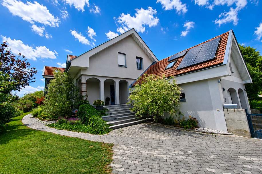 Wohnen wie im privaten Resort - Exklusives Landhaus mit 150 m² Naturschwimmteich und Gartenoase, Haus-kauf, 849.000,€, 7221 Mattersburg