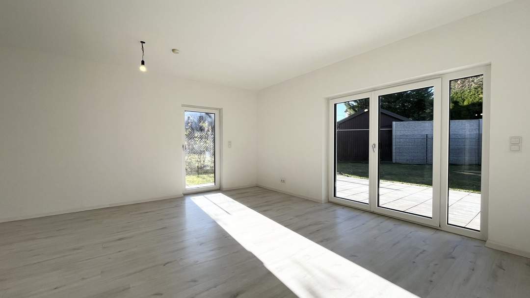 Gepflegte 3-Zi.-Wohnung mit Garten, 3 Terrassen &amp; Garage in 1210 Wien