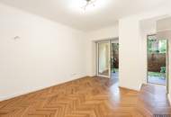GARDEN IN THE CITY - ENTZÜCKENDE GARTENWOHNUNG MIT TERRASSE - TEILMÖBLIERT UND KOMPLETTKÜCHE - NÄHE MARIAHILFER STRASSE - SOFORT BEZIEHBAR