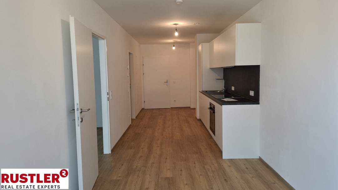 Modern, Neu, Zentral, 2 Zimmer Mietwohnung + Loggia in Linz