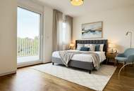 Oberlaa: Modernes Raumwunder mit ESG-Fokus und kühlem Kopf an heißen Tagen / 55 m² Panorama-Terrasse &amp; Deckenkühlung + Eigengarten