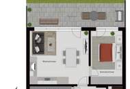 "Garten-Glück" - 2-Zimmer-Terrassen-Garten Wohnung in St. Johann am Hubangerl